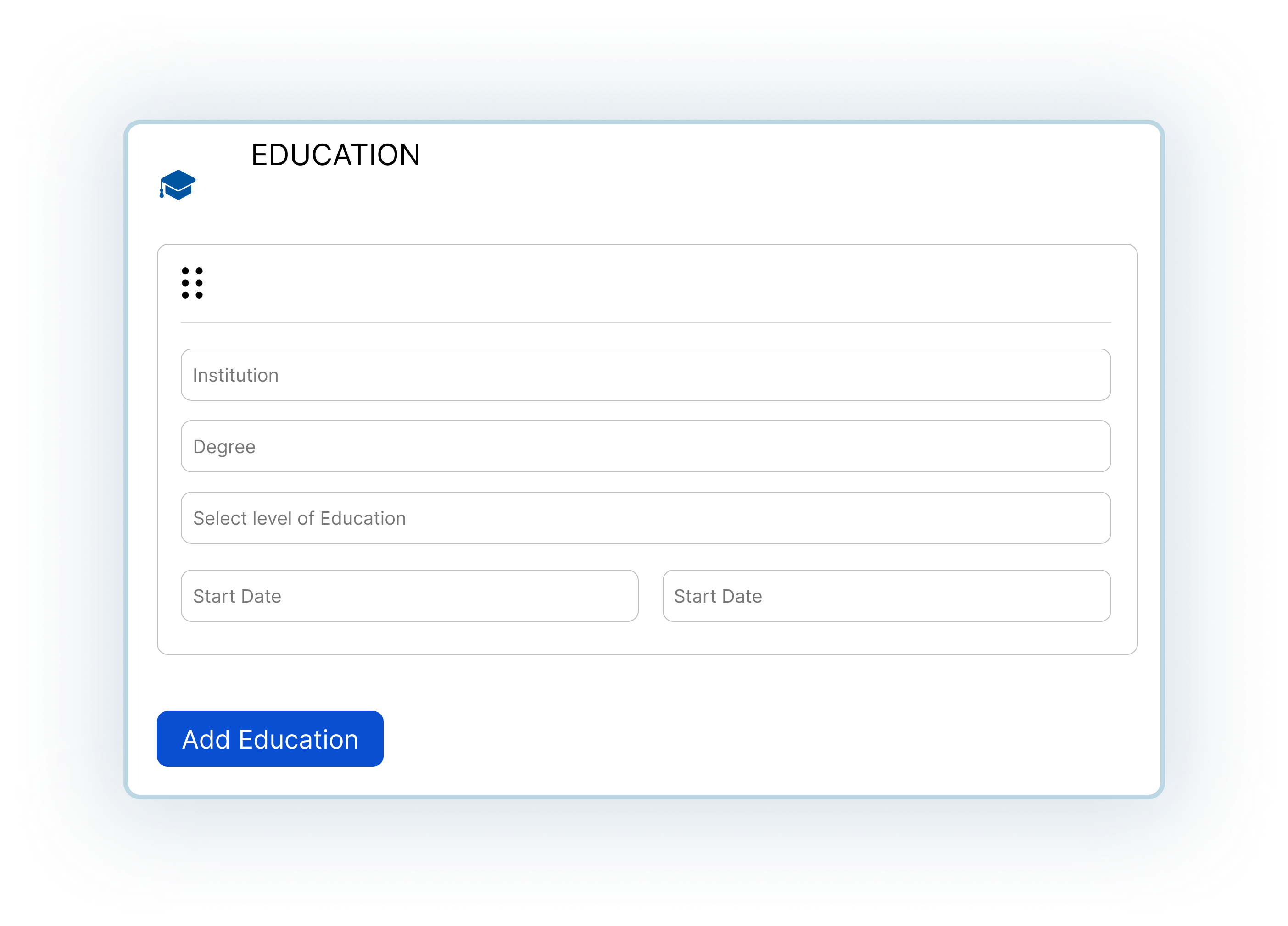 Education Form